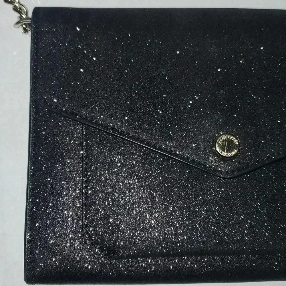 Kate Spade Black Tinsel Flap Crossbody